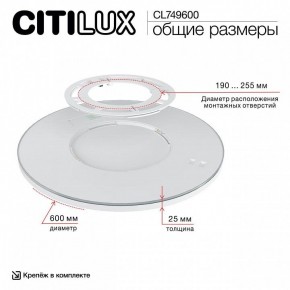 Накладной светильник Citilux NORMA CL749600 в Коротчаево - korotchaevo.ok-mebel.com | фото 12