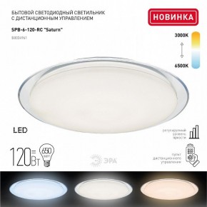 Накладной светильник Эра Классик SPB-6-120-RC Saturn (С) в Коротчаево - korotchaevo.ok-mebel.com | фото 3