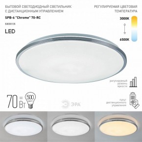 Накладной светильник Эра Классик SPB-6-70-RC Chrome в Коротчаево - korotchaevo.ok-mebel.com | фото 2