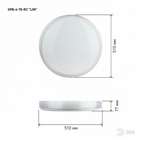 Накладной светильник Эра Классик SPB-6-70-RC LIM в Коротчаево - korotchaevo.ok-mebel.com | фото 8