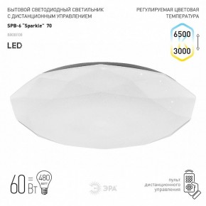 Накладной светильник Эра Классик SPB-6-70-RC Sparkle в Коротчаево - korotchaevo.ok-mebel.com | фото 2