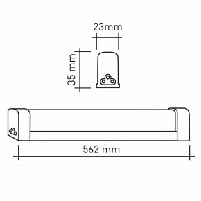 Накладной светильник Эра  LLED-04-0-40K-008 в Коротчаево - korotchaevo.ok-mebel.com | фото 2