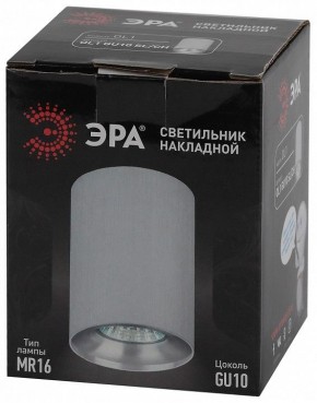 Накладной светильник Эра  OL1 GU10 SL/CH в Коротчаево - korotchaevo.ok-mebel.com | фото 8