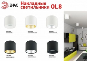 Накладной светильник Эра OL8 GX53 WH/GD Б0048536 в Коротчаево - korotchaevo.ok-mebel.com | фото 4