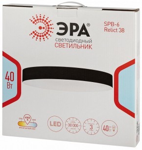 Накладной светильник Эра Relict Relict 38 SPB-6-40 4К BK в Коротчаево - korotchaevo.ok-mebel.com | фото 6