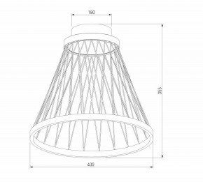 Накладной светильник Eurosvet Cesta 40018/1 LED коричневый в Коротчаево - korotchaevo.ok-mebel.com | фото 4