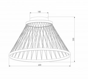 Накладной светильник Eurosvet Cesta 40019/1 LED коричневый в Коротчаево - korotchaevo.ok-mebel.com | фото 4