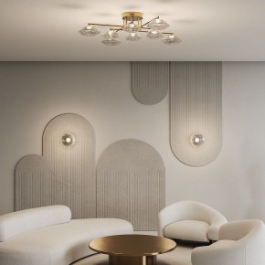 Накладной светильник Eurosvet Ripple 50389/1 LED латунь в Коротчаево - korotchaevo.ok-mebel.com | фото 2