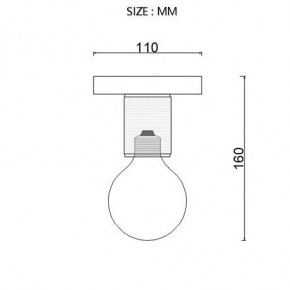Накладной светильник Imperiumloft RH Utilitaire Socket 48,071 в Коротчаево - korotchaevo.ok-mebel.com | фото 7