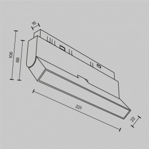 Накладной светильник Maytoni Basis Rot TR036-2-12W2.7K-B в Коротчаево - korotchaevo.ok-mebel.com | фото 7