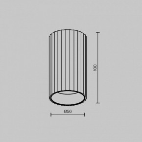 Накладной светильник Maytoni Calipso C106CL-01-GU10-BS в Коротчаево - korotchaevo.ok-mebel.com | фото 5
