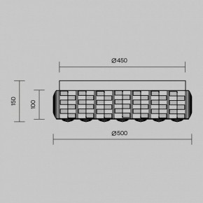 Накладной светильник Maytoni Castello MOD336CL-L100G3K в Коротчаево - korotchaevo.ok-mebel.com | фото