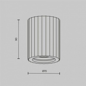 Накладной светильник Maytoni Conik gyps C121CL-GU10-W в Коротчаево - korotchaevo.ok-mebel.com | фото 7
