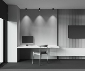 Накладной светильник Maytoni FOCUS LED C056CL-L12B2.7K-W-B в Коротчаево - korotchaevo.ok-mebel.com | фото 5