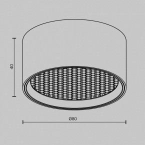 Накладной светильник Maytoni Glare C122CL-L7-3K-W в Коротчаево - korotchaevo.ok-mebel.com | фото 6