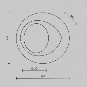 Накладной светильник Maytoni Lulua MOD435WL-01W в Коротчаево - korotchaevo.ok-mebel.com | фото 6