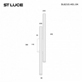 Накладной светильник ST-Luce LILT SL6210.401.04 в Коротчаево - korotchaevo.ok-mebel.com | фото 2