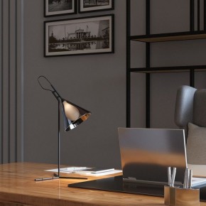 Настольная лампа декоративная Eurosvet Enigma 01186/1 черный в Коротчаево - korotchaevo.ok-mebel.com | фото 2