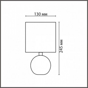 Настольная лампа декоративная Lumion VILANA 8165/1T в Коротчаево - korotchaevo.ok-mebel.com | фото 4