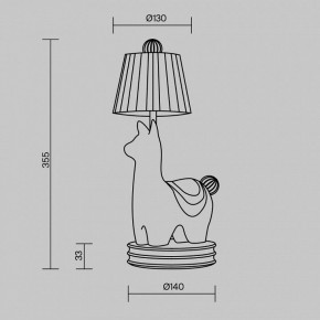 Настольная лампа декоративная Maytoni Senor Alpaca MOD377TL-L5W3K в Коротчаево - korotchaevo.ok-mebel.com | фото 10