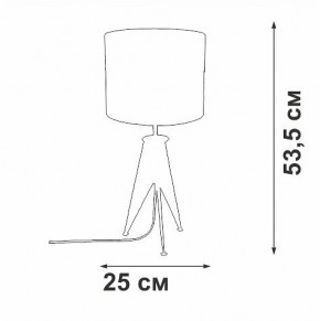 Настольная лампа декоративная Vitaluce V28340 V28340-1/1L в Коротчаево - korotchaevo.ok-mebel.com | фото 2
