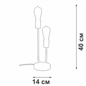 Настольная лампа декоративная Vitaluce V3005 V3005-1/2L в Коротчаево - korotchaevo.ok-mebel.com | фото 5