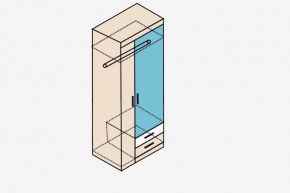 НИКА Н10з Шкаф для одежды в Коротчаево - korotchaevo.ok-mebel.com | фото 4