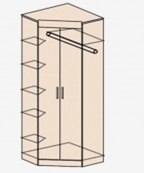НИКА Н5 Шкаф угловой без зеркала в Коротчаево - korotchaevo.ok-mebel.com | фото 3