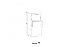 НИКОЛЬ 25 Шкаф 5-ти створчатый в Коротчаево - korotchaevo.ok-mebel.com | фото 7