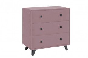 НИКОЛЬ Комод 3 ящика (розовый) в Коротчаево - korotchaevo.ok-mebel.com | фото