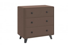 НИКОЛЬ Комод 3 ящика (шоколад) в Коротчаево - korotchaevo.ok-mebel.com | фото