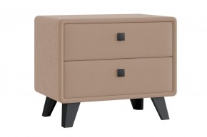 НИКОЛЬ Тумба широкая 2 ящика (бежевый) в Коротчаево - korotchaevo.ok-mebel.com | фото