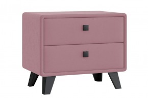 НИКОЛЬ Тумба широкая 2 ящика (розовый) в Коротчаево - korotchaevo.ok-mebel.com | фото