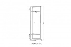 ОЛЬГА-ЛОФТ 3 Шкаф 2-х створчатый в Коротчаево - korotchaevo.ok-mebel.com | фото 3