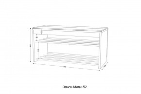 ОЛЬГА-МИЛК 52 Тумба в Коротчаево - korotchaevo.ok-mebel.com | фото 2
