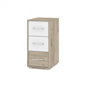 ОЛИВИЯ О62 Комод-тумба (дуб серый/белый) в Коротчаево - korotchaevo.ok-mebel.com | фото