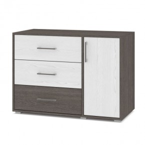 ОЛИВИЯ О63 Комод (анкор темный/анкор светлый) в Коротчаево - korotchaevo.ok-mebel.com | фото