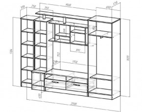 ОСКАР Гостиная (ЯШТ/ЯШС) в Коротчаево - korotchaevo.ok-mebel.com | фото 2