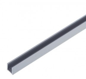 Планка торцевая "П" 4 мм для стеновой панели (алюминий) в Коротчаево - korotchaevo.ok-mebel.com | фото