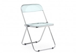 Пластиковый стул Fold складной clear gray-blue в Коротчаево - korotchaevo.ok-mebel.com | фото 1