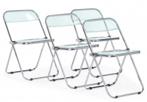 Пластиковый стул Fold складной clear gray-blue в Коротчаево - korotchaevo.ok-mebel.com | фото 9