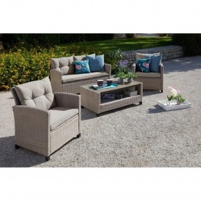 Плетеный комплект мебели с диваном AFM-804B Beige в Коротчаево - korotchaevo.ok-mebel.com | фото