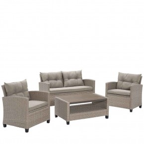 Плетеный комплект мебели с диваном AFM-804B Beige в Коротчаево - korotchaevo.ok-mebel.com | фото 2