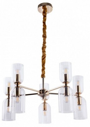Подвесная люстра Arte Lamp Charm A1623LM-10GO в Коротчаево - korotchaevo.ok-mebel.com | фото