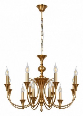 Подвесная люстра Arte Lamp Collinetta A4094LM-12PB в Коротчаево - korotchaevo.ok-mebel.com | фото 2