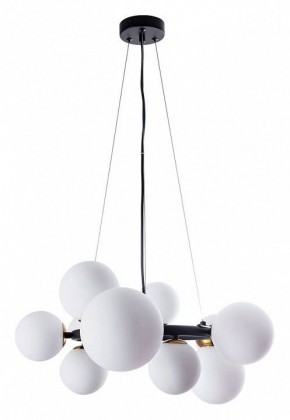 Подвесная люстра Arte Lamp Gemini A2243SP-10BK в Коротчаево - korotchaevo.ok-mebel.com | фото 2