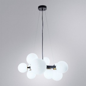 Подвесная люстра Arte Lamp Gemini A2243SP-10BK в Коротчаево - korotchaevo.ok-mebel.com | фото 3