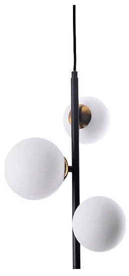 Подвесная люстра Arte Lamp Gemini A2243SP-3BK в Коротчаево - korotchaevo.ok-mebel.com | фото