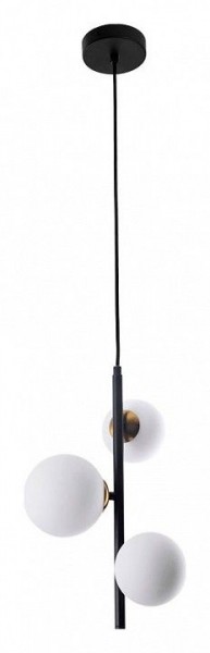 Подвесная люстра Arte Lamp Gemini A2243SP-3BK в Коротчаево - korotchaevo.ok-mebel.com | фото 2