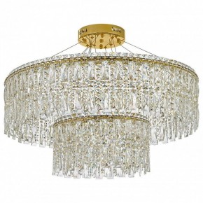 Подвесная люстра Arti Lampadari Ovindoli Gold Ovindoli L 1.5.80+40.100 G в Коротчаево - korotchaevo.ok-mebel.com | фото 2